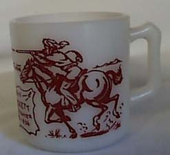 Hazel Atlas Davy Crocket Indian Mug
