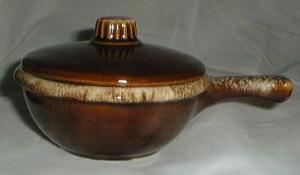 Hull Brown Drip Covered Individual Cassorole