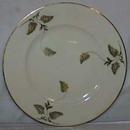 Bavaria Ivory Dinner plate with handpainted red/green flower