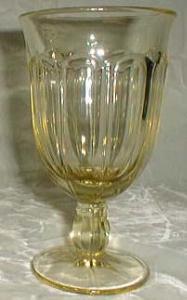 Noritake Provincial Water Goblet, Pale Yellow