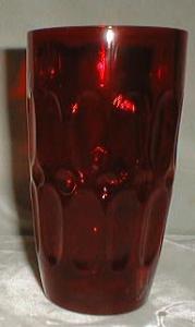 Fostoria Mesa Tumbler in Ruby Red