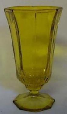 Independence Octagonal Tea Goblet in Yellow