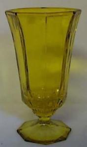 Independence Octagonal Tea Goblet in Yellow