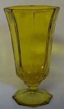 Independence Octagonal Tea Goblet in Yellow