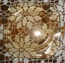 Fostoria Mayfair Bread & Butter Plate, Amber