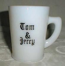 McKee Tom & Jerry Mug in White & Black