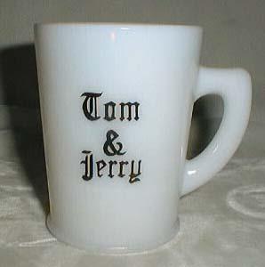 McKee Tom & Jerry Mug in White & Black
