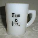 McKee Tom & Jerry Mug in White & Black