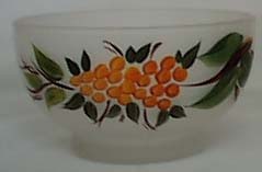 Anchor Hocking Handpainted Salad Bowl