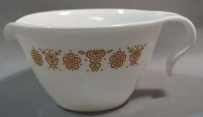Corning Butterfly Gold Creamer