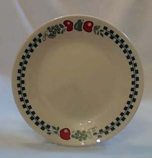 Corning Corelle Farm Fresh apple green plate