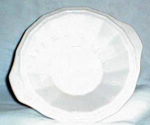 Homer Laughlin Colonial White tabbed Cereal Bowls