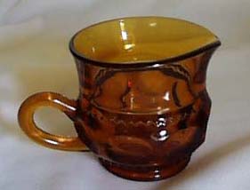 Colony Color Crown Creamer in Amber