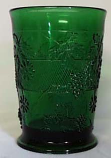 Mosser Grape & Floral Tumbler, 12 ounce