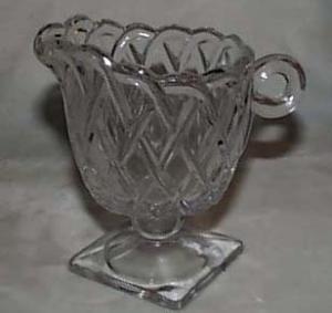 Indiana Glass Pretzel Creamer in Crystal