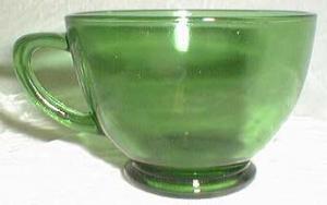 Anchor Hocking Coffee Cup Forest green
