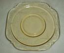 Federal Madrid Cup Saucer, Amber