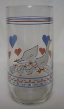 Luminarc Hearts & Geese Water Tumbler.