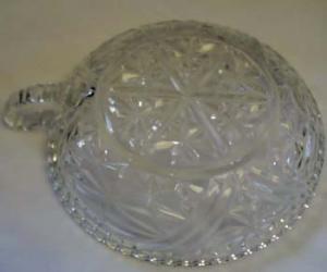 Anchor Hocking Thousand line Nappy, Crystal