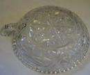 Anchor Hocking Thousand line Nappy, Crystal