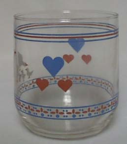 Luminarc Hearts & Geese Rock Tumbler.
