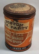 Boston Tea Party Tin, Nice old tin
