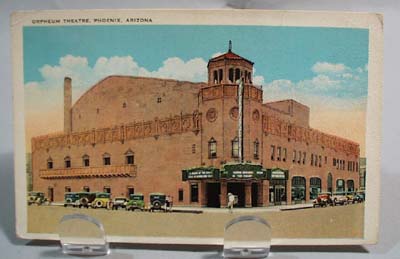 Orpheum Theater, Phoenix Post Card