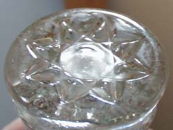Pressed Glass Salt & Pepper Shakers