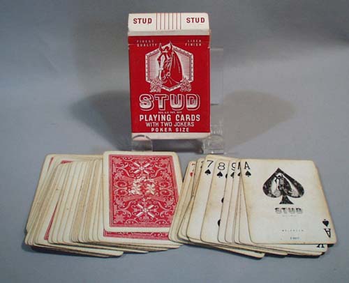 Stud deck of cards, Red horse