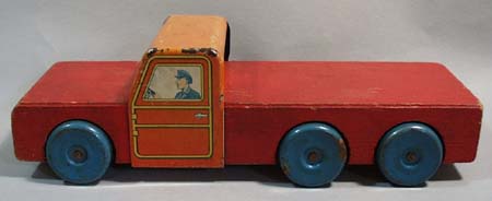 Old wood & tin truck