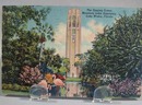 Singing Tower Post card with flamingos