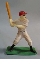 Magnetic Baseball plastic figurine