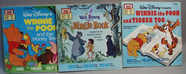 3 books, 1967 and 1974, Winnie the Pooh