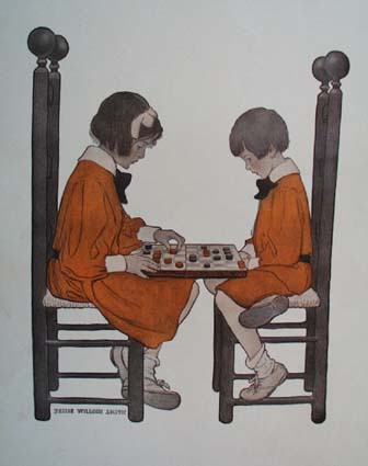 1908 A Friendly Game by Jessie Wilcox Smith Print