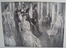 1908 The Cotillion by Howard Chandler Christy original print