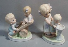 Homco Co. Figurines Drinking Fountain