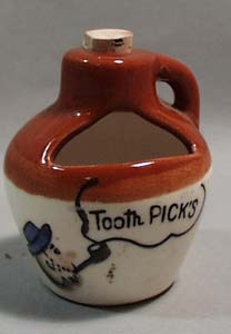 Hillbilly Toothpick holder in shape of jug