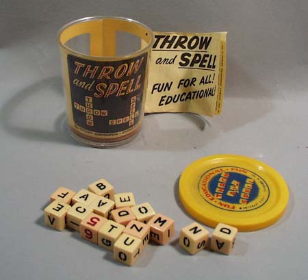 1957 Toycraft Corporation Throw and Spell