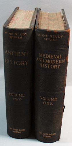 Medieval and Modern History and Ancient History books