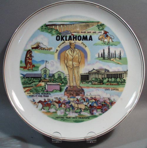 Collectors plate Oklahoma