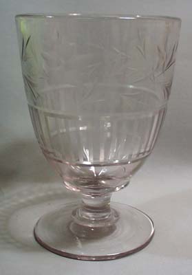 Spooner with cut and etched design