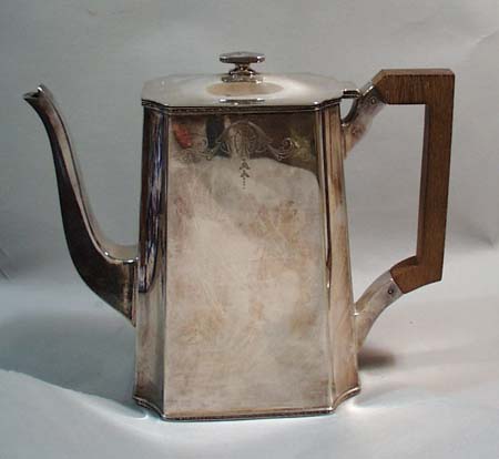 Benedict Sheffield Plate Adam Reproduction teapot