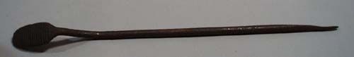 Primitive horse tooth file