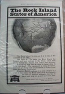 Rock Island System Railroad Ad Outcome of an Idea