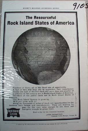 Rock Island System Railroad Ad The Resourceful Rock