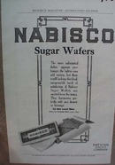 Nabisco Sugar Wafer ad In ten cent tins