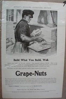 Grape-Nuts Ad Build What You Build