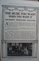 Pianola Piano Ad The Music You Want When You Want it