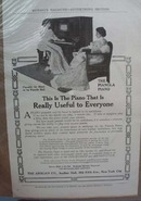 Pianola Piano Ad. Really Useful to Everyone