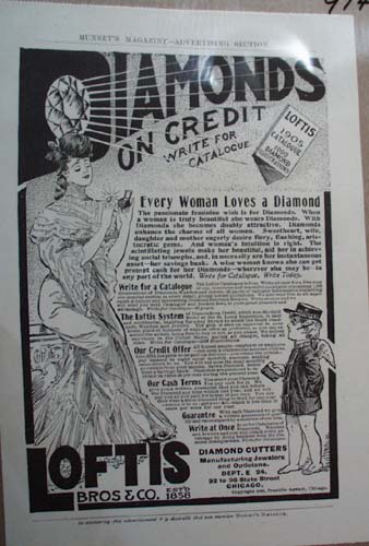 Loftis Bros Co Diamond Ad Every Woman Loves a Diamond